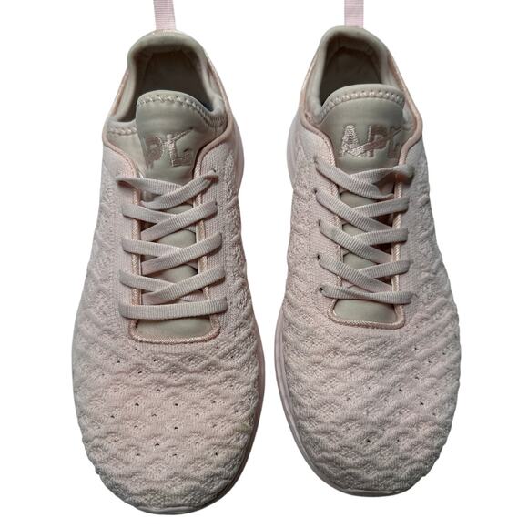 APL TechLoom Phantom Sneakers Women's Pink Textured Knit Size 9.5 Lightweight - Picture 3 of 11